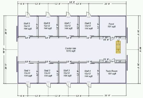 Simple Horse Barns, Horse Stables Design, Pole Barn Construction, Barn Layout, Horse Barn Ideas Stables, Barn Plan, Horse Barn Designs, Dream Horse Barns, Horse Barn Plans