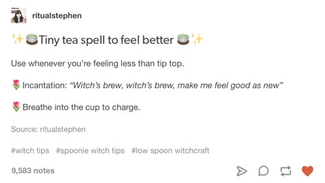 #witch #witchy #spells Sick Witch Tips, Witchy Spells, Witch Things, Witch Tips, Witch Stuff, Wiccan Witch, Magick Spells, Eclectic Witch, Witchcraft Spell Books