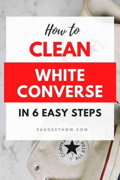 If you are a white converse lover, know this fast DIY tricks for how to clean white converse. #cleaning #homehacks #DIY #DIYtips How To Get Converse White Again, Cleaning White Converse Shoes, White Shoe Cleaning, Cleaning Converse Shoes, How To Whiten Converse Shoes, Best Way To Clean White Converse, How To Clean Converse Shoes White, How To Clean White Converse Shoes, How To Wash Converse Shoes