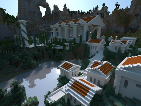 Hidden City Progress - Album on Imgur Minecraft Mountain Temple, Minecraft Dwarven City, Minecraft Ancient Temple, Minecraft Aztec Temple, Minecraft Indian Temple, Minecraft Castle Blueprints, Minecraft Kingdom, Minecraft City Buildings, All Minecraft