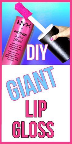 Diy Giant Lipstick Prop, Giant Makeup Props, Giant Lipstick Prop, Lipstick Decor, Food Props Diy, Makeup Birthday Party, Giant Props, Nyx Lip Gloss, Gloss Diy