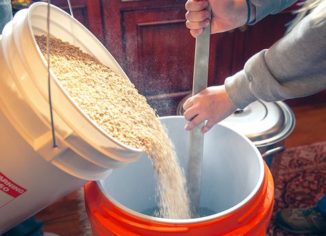 Calculating and Improving Mash Efficiency | E. C. KrausWine Making and Beer Brewing Blog | Adventures in Homebrewing Home Distilling, Craft Beer Recipes, Beer Brewing Recipes, All Grain Brewing, Home Brewing Equipment, Brewing Recipes, Diy Beer, Homebrew Recipes, Mash Recipe