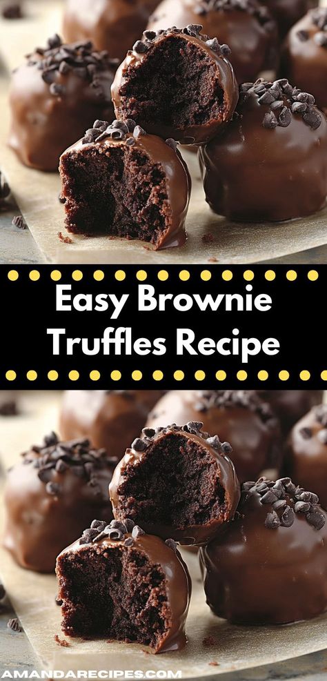 Need a quick and delicious treat? Discover the Easy Brownie Truffles Recipe that combines the beloved taste of brownies with the fun of truffles. It’s a family-friendly dessert that’s perfect for celebrations or cozy nights in. Assorted Cheesecake, Brownie Truffles Recipe, Dessert Ideas Simple, Unique Recipes Desserts, Perfect Cheesecake Recipe, Vegetarian Brownies, Perfect Cheesecake, Brownie Truffles, Rich Cheesecake