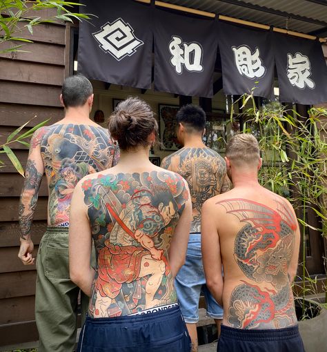 Neo Japanese Tattoo, Wabori Tattoo, Coast Tattoo, Backpiece Tattoo, Bum Tattoo, House Tattoo, Private Tattoos, One Piece Wallpaper Iphone, Home Tattoo