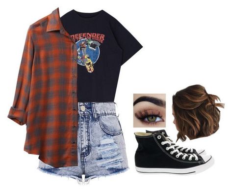 Back to the 90s grunge. by hanna-beasley-1 on Polyvore featuring polyvore* fashion* style* RVCA* Converse and clothing 90s Party Outfit Grunge, 90d Grunge Fashion, Soft Grunge Capsule Wardrobe, 80s Grunge Hair, 90s Grunge Outfits, 90s Grunge Aesthetic, 90s Fashion Grunge Outfits, 80s Grunge, Back To The 90's