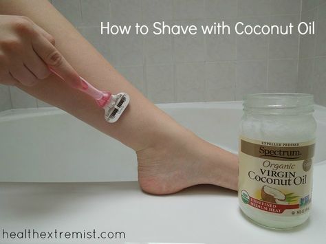 How to Shave with Coconut Oil - Prevents irritation, razor burn and bumps Shave With Coconut Oil, Coconut Oil Shaving, Skin Shaving, Coconut Oil Facial, Instagram Kylie Jenner, Coconut Oil Moisturizer, Coconut Oil Lotion, Best Coconut Oil, Diy Coconut Oil