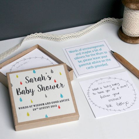 Are you interested in our Personalised Baby Shower Message Box? With our mum to be guest book you need look no further. Baby Shower Messages, Hosting Occasions, Baby Due Date, Baby Shower Game Cards, Mum To Be, Baby Due, Personal Celebration, Shower Inspiration, Baby Announcements