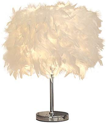 Feather Lampshade, Decorate Lampshade, Feather Lamp, Decoration Photography, Cloud Lamp, Light Desk, Bed Lamp, House Dining Room, Mini Table Lamps