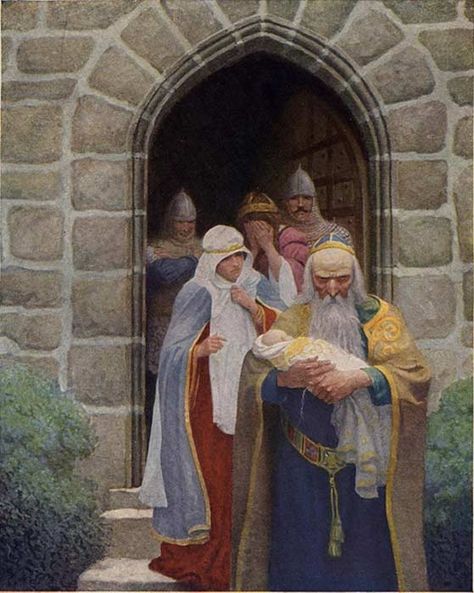 N C Wyeth, The Boy King, King Arthur Legend, Nc Wyeth, Mists Of Avalon, Roi Arthur, American Gallery, Arthurian Legend, Early Middle Ages