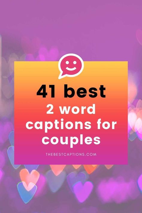 One Word Couple Captions, One Word Captions For Love, Two Words Caption, Two Words Caption For Instagram, 2 Words Caption, Two Word Captions, Different Words For Love, Captions For Couple Pictures, Word Captions