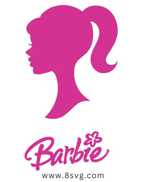 Cricut Doll, Barbie Svg Free, Logo Svg Free, Letter Stencils To Print, Barbie Svg, Barbie Tattoo, Barbie Silhouette, Free Barbie, Digital Paper Free