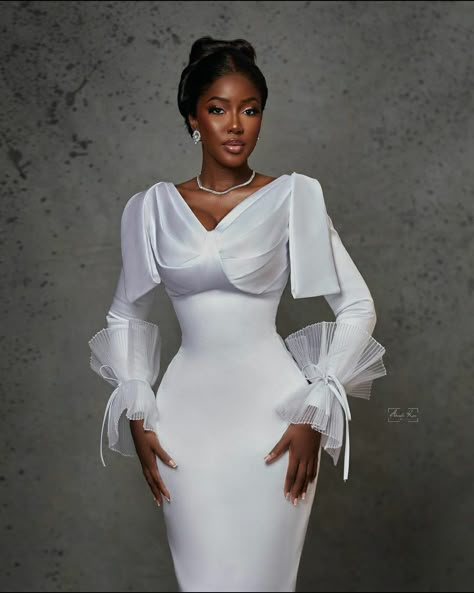 Civil Wedding Dresses Classy, Court Wedding Dress, Civil Wedding Outfit, Civil Wedding Dresses Courts, Civil Dress, Nubian Queen, Classy Gowns, Corporate Dress, Chic Dress Classy