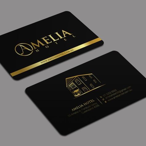 Amelia Hotel business cards Business card contest design#business#card#picked Hotel Business Card, Hotel Business, Cards Business, Custom Business Cards, Visiting Cards, Design Business, Contest Design, Business Card Design, Luxury Hotel