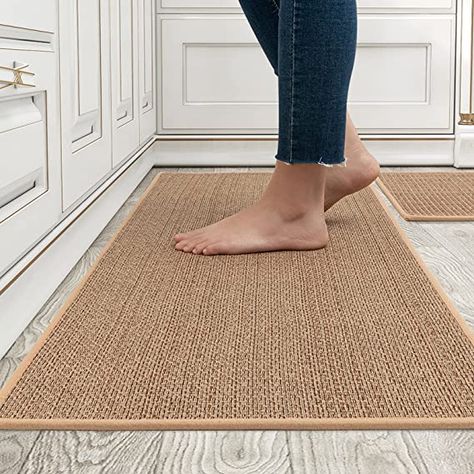 Rubber Kitchen Mats, Kitchen Rugs Washable, Kitchen Area Rugs, Neutral Kitchen, Kitchen Rugs And Mats, Rug Runner Kitchen, Floor Runners, Rugs And Mats, Kitchen Rugs