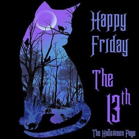 Happy Friday the 13th!  Thanks to our friend JaCk at @thehalloweenpage for sharing this! We love it!  #arlenescostumes #thehalloweenpage #JackSkellington #NightmareBeforeChristmas #Halloween #autumn #fall #blackcat #fridaythe13th #september13 #fridayseptember13th #harvestmoon #fullmoon Friday The 13 Quotes Funny, Friday The 13th Quotes, Friday The 13th Funny, Friday The 13th Memes, Friday The 13th Poster, Friday Wishes, Friday Meme, Happy Friday The 13th, Good Morning Friday