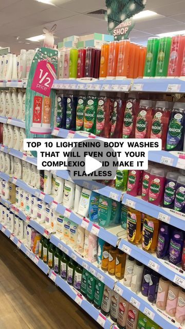 Rosemond Tettey on Instagram: "Top 10 lightening body washes that will even out your complexion and make it flawless!! #skincare #bodywash #showerroutine #showertok #instagramreels #skincaretips #foryou #fyp #fypシ #skin" Best Body Wash For Glowing Skin, Skin Lightening Products, Best Body Wash, Body Washes, Glam Squad, Body Care Routine, Lighten Skin, Shower Routine, Care Routine