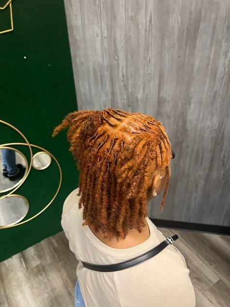 Hairstyles Faux Locs, Ginger Locs, Loc Colors, Dyed Locs, Pretty Locs, Short Dreadlocks, Best Braid Styles, Short Dreadlocks Styles, Dreadlocks Styles