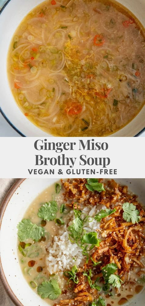 Miso Soup With Shrimp, Miso Fish Soup, Miso Cabbage Soup, Miso Soup No Tofu, Miso Based Soup, Breakfast Miso Soup, Easy Minimal Ingredient Recipes, How To Make Miso Soup, Miso Broth Recipes