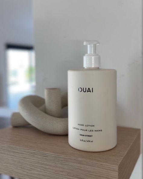 Ouai Hand Soap, Ouai Packaging, Hand Lotion, Beauty Skin, Sunscreen, Body Care, Sensitive Skin, Hand Soap Bottle, Room Ideas