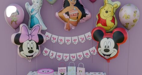 Disney Birthday set (Sims 4 cc) | SimmerKate Birthday Cc Sims 4, Sims 4 Birthday Party Cc, Sims 4 Children, Sims House Plans, Disney Birthday, Air Bnb, 4th Birthday Parties, Sims House, 4 Kids