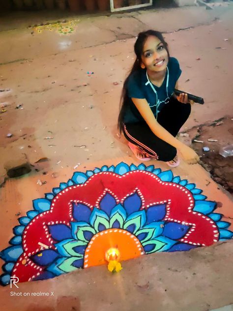 Flower Rangoli Float, Pool Float, Outdoor Decor, Flowers, Home Decor