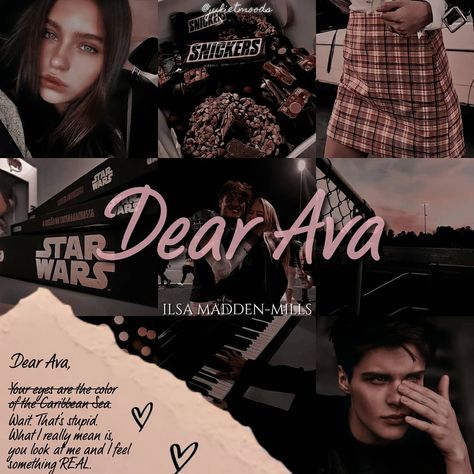 Dear Ava Book, Dear Ava Aesthetic, Ava Fanart, Ava Aesthetic, Dear Ava, High School Romance, Feel Something, Reading Club, Book Teaser