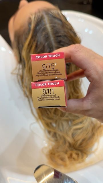 Wella Caramel Glaze, Wella Color Fresh Mask Caramel Glaze, 9.1 Hair Color, Warm Golden Blonde Hair, Natural Ash Blonde, Wella Color Fresh, Golden Blonde Hair, Wella Hair, Dyed Hair Inspiration