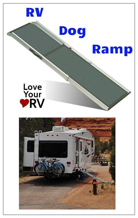 Many other elderly dog owners were impressed and wanted to know where we got it. The Solvit RV Dog ramp made things a lot easier and I’m sure Oscar liked the freedom to go in and out of the RV on his own.   http://www.loveyourrv.com/solvit-rv-dog-ramp #Dog #Pet #Ramp Dog Ramp For Rv, Diy Dog Ramp, Rv Dog, Rv Pet, Rv Camping Checklist, Rv Dreams, Pet Ramp, Rv Adventure, Diy Rv