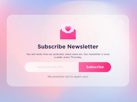 Email Subscription Pop Up, Newsletter Sign Up Design, Email Marketing Design Layout, Ted White, Ui Website, App Design Layout, Wwe Pictures, Email Marketing Design, Subscribe Newsletter