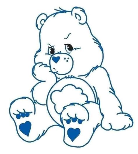 Grumpy Care Bear, Care Bear Tattoos, Cool Tattoo Drawings, Sketch Journal, Bear Drawing, Tattoos For Black Skin, Bear Tattoo, Dad Tattoos, Tattoo Portfolio