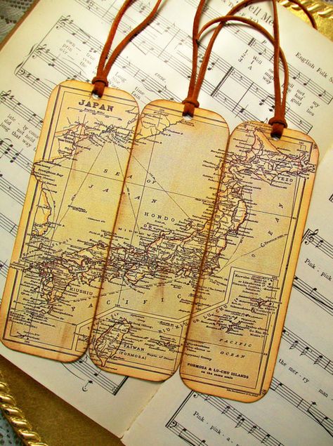 Japan Map Bookmarks, Historical Japan Circa 1912 Set of 3 Gifts for Men Map Bookmark Gifts for Him M Cherry Blossom Night, Map Bookmark, Historical Japan, Japan Ootd, Prayer Signs, Japan Cherry Blossom, Japan Map, Japan Summer, Bookmark Gifts