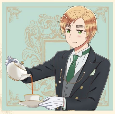 Hetalia Official Art, Intj Characters, England Hetalia, Hetalia Headcanons, Aph England, Arthur Kirkland, Hetalia England, Hetalia Anime, Hetalia Characters