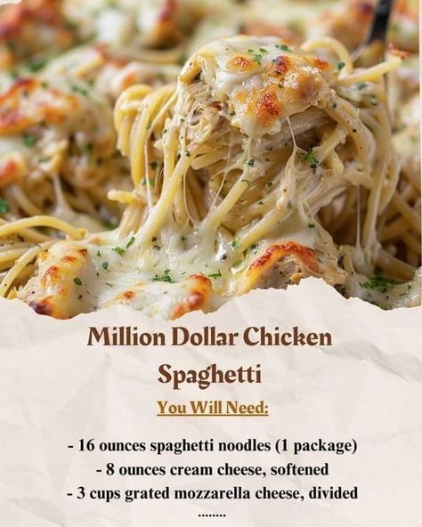 Million Dollar Chicken Spaghetti, Million Dollar Chicken, Marion Grasby, Italian Meals, Chicken Spaghetti, Classic Dishes, Million Dollar, Yummy In My Tummy, Pasta Dishes