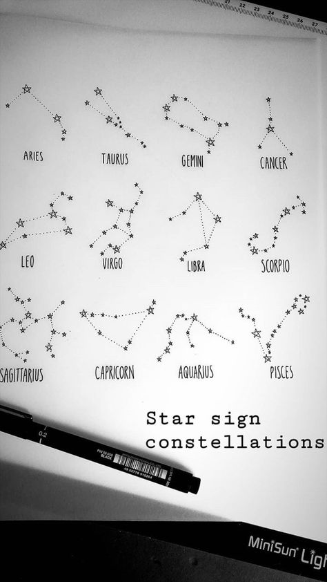 Capricorn Tattoo Constellation Stars, Constilation Tattoo Zodiac, Zodiac Tattoos Constellation, Starsign Tattoo, Star Constellations Tattoo, Zodiac Constellation Tattoo, Star Sign Tattoo, Capricorn Constellation Tattoo, Leo Sign Tattoo