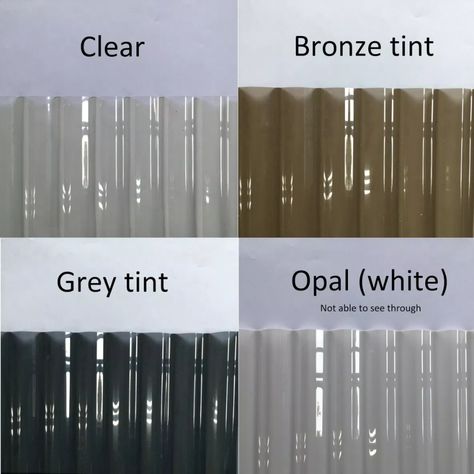 Tinted Polycarbonate Roof Panels, Polycarbonate Roof Design, Clear Roofing, Clear Roof Panels, Pergola Porch, Corrugated Plastic Roofing, Sliding Roof, Wet Kitchen, Plastic Roofing