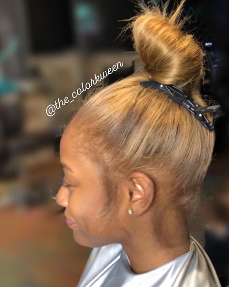 Warm ash❤️custom colored microlinks installed . 👑natural hair color from @_glitterbybella 678-856-6536www.whairstudioatl.com #frontal… | Instagram Blonde Natural Hair, Pressed Natural Hair, Silk Press Natural Hair, Sew In Hairstyles, Hair Instagram, Dyed Natural Hair, Honey Blonde Hair, Ash Blonde Hair, Pretty Hair Color