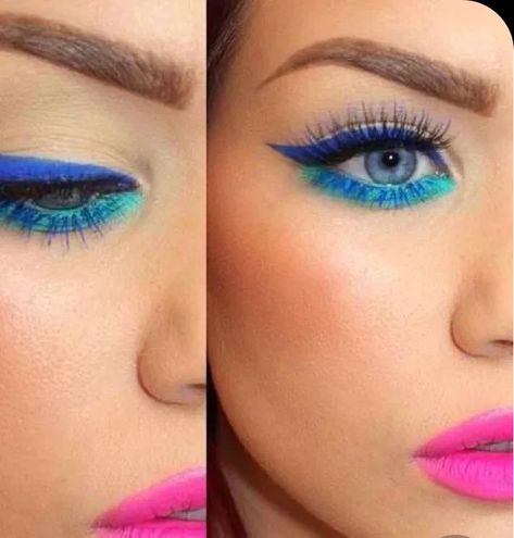 80s Eye Makeup, 80s Makeup Trends, 80s Hair And Makeup, 80s Makeup Looks, 80’s Makeup, 1980s Makeup, Feline Eyes, Make Up Diy, Look 80s