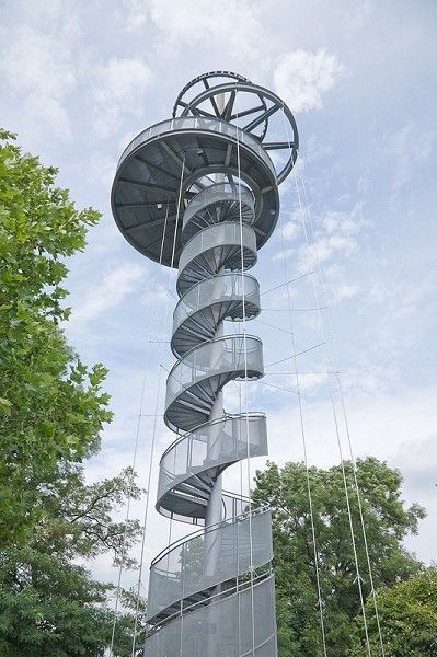 Spiral Architecture, Unusual Houses, Hessen Germany, Observation Tower, Architectural Sketches, Toyo Ito, Lookout Tower, Genius Loci, Old Mansions