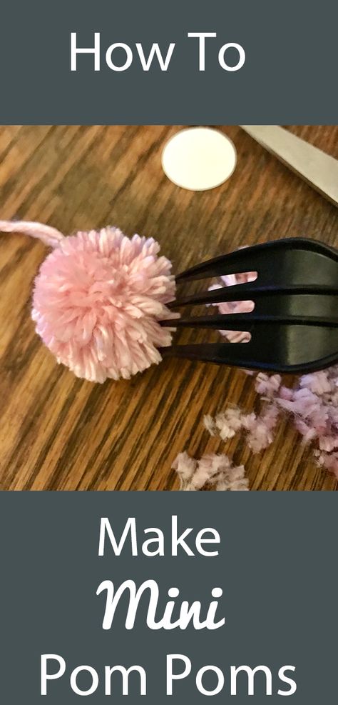 How to Make Mini Pom Poms! - The Graphics Fairy How To Make Mini Pom Poms, Diy Mini Pom Poms, Tiny Pom Poms Diy, Small Pom Poms Diy, Pom Pom Making, How To Make Pom Poms, How To Make Pom Poms With Yarn, Yarn Pom Pom Diy, Romcoms To Watch