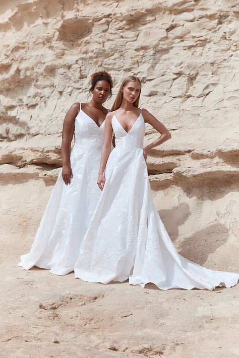 2024 Collection – Truvelle Truvelle Bridal, Sleek Wedding Dress, Wedding Dress Modern, Wedding Dress 2024, Wedding Dress Elegant, Beachy Wedding, Contemporary Bridal, Vintage Inspired Wedding Dresses, Satin Wedding Gown