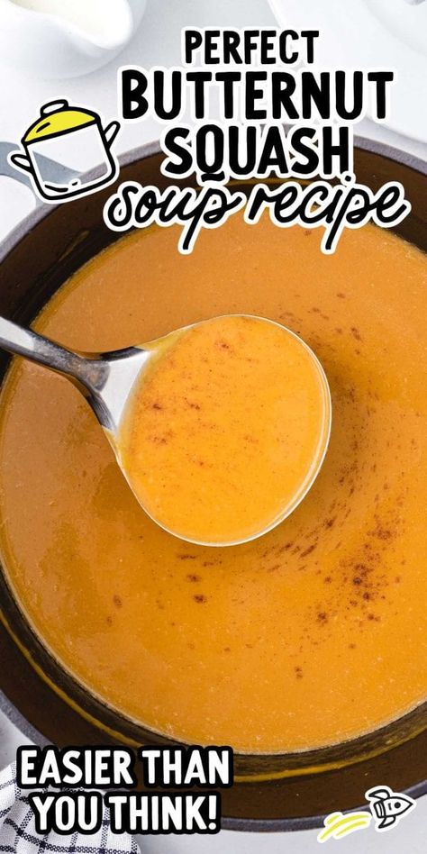 Squash Recipes Butternut Soup, Butternut Squash Soup With Curry Powder, Wyse Guide Butternut Squash Soup, Recipe Butternut Squash Soup, Best Butternut Soup Recipe, Butternut Squash Bisque Crockpot, Soup Squash Butternut, Homemade Squash Soup, Burrernut Squash Recipes