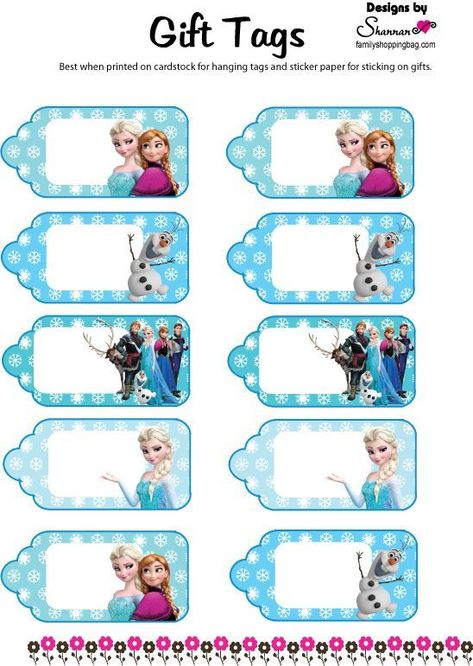 Frozen gift tags (free printable)  free, Frozen, gift, printable, Tags #Free, #Frozen, #Gift, #Printable, #Tags #cartoon #coloring #pages Frozen Gifts, Frozen Tags, Frozen Printables, Frozen Bday Party, Disney Frozen Party, Frozen Themed Birthday Party, Frozen Christmas, Frozen Theme Party, Disney Frozen Olaf