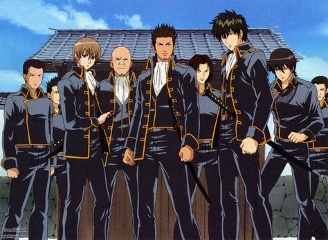 Shinsengumi (GinTama) Gintama Shinsengumi, Gintama Wallpaper, Gin Tama, Me Me Me Anime, Live Action, Anime Images, Favorite Character, Manga Anime, Anime Art