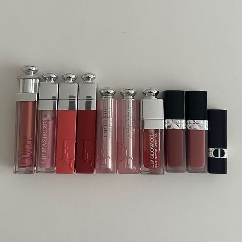 Dior Lipstick, Lipgloss, Liptint, Collection, Products Dior Lip Collection, Lip Tint Collection, Dior Lip Products, Dior Lip Tint, Rich Core, Beauty Vlog, Manifest Board, Lip Collection, Lip Gloss Homemade