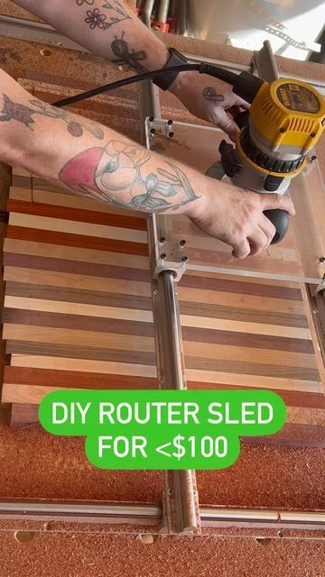 176 comments | NW Wood PDX on Instagram: "This game changing router sled was pieced together with Amazon parts for less than $100! Leave a comment if you want the parts list and I’ll send it over. #engineering #diy #woodworking #handy #useful #budget #gamechangers #gamechanger #portland #pdx #nw #pnw" Router Sled, Diy Router, Router Woodworking, Sled, Diy Woodworking, Woodworking Shop, Game Changer, Router, Portland