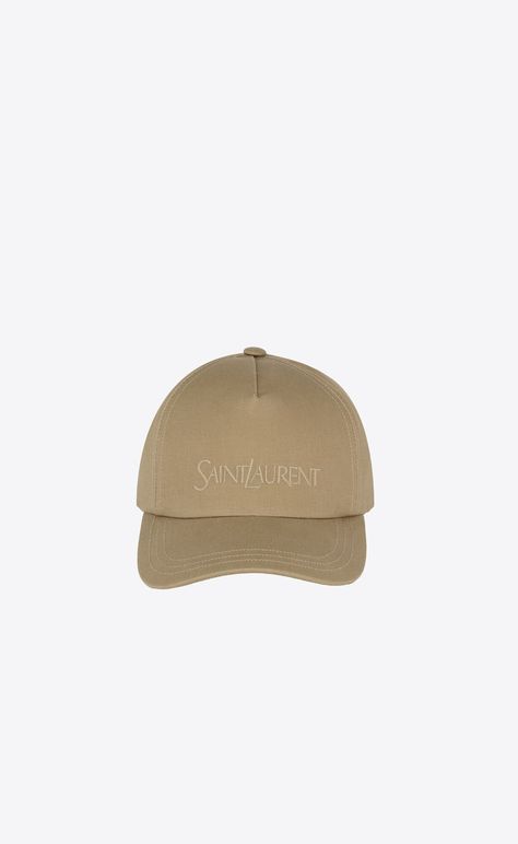 SAINT LAURENT cap in gabardine | Saint Laurent | YSL.com Ysl Hat, Ysl Clothes, Linen Style, Small Leather Goods, Grosgrain Ribbon, Amazing Women, Saint Laurent, Online Store, Women Shoes