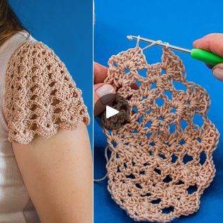 Crochet Lace Sleeves, Hekel Patrone, Easy Crochet Headbands, Crochet Tube Top, Fillet Crochet Patterns, Crochet Sleeves, Front Post Double Crochet, Fillet Crochet, Pants Sewing Pattern