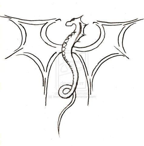 Simple Dragon Drawing, Cool Dragon Drawings, Dragons Drawing, Chinese Dragon Drawing, Easy Tattoos To Draw, Easy Dragon Drawings, Cool Easy Drawings, Easy Drawing Steps, Dragon Sketch