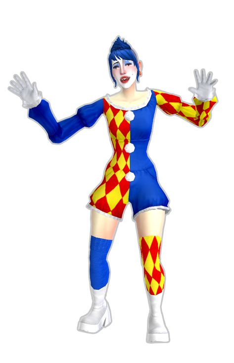 "Pogo The Clown" Set Sims 4 Clown Cc, Pogo The Clown, Backrooms Entity, Vampire Clown, Clown Jumpsuit, Clown Clothes, Sims 4 Children, Party Place, The Clown