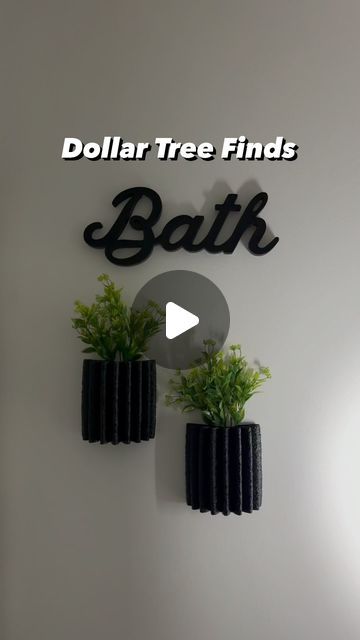 Mayra Mondragon on Instagram: "DOLLAR TREE WALL DECOR DIY, DOLLAR TREE HOME DECOR DIY, WALL DECOR DIY, BLACK DECOR DIY, PLANT DECOR DIY. #dollartreefinds #dollartreediy #walldecor #walldecoration #wallideas #diywalldecor #blackdecor #moderndecor #moderdesign #wallplants #diyplants #diydecor #diyideas #diycrafts #diyhomedecor #homedecor #blackhomedecor #dollartreecommunity #dollartreeobsessed #dollartreelover #decoracionparedes #plantdecor #fyp #hazlotumismo #diy #diycraft #bathdecor #bathroomdecor #dollartree" Black Wall Decor Ideas For Bedroom, Bathroom Decor Dollar Tree Diy Crafts, Bathroom Dollar Tree Diy, Dollar Tree Black And White Decor, Dollar Tree Bathroom Decor Diy, Dollar Tree Bathroom Decor Diy Apartment, Dollar Tree Home Decor Ideas Diy, Plant Decor Diy, Dollar Tree Diy Crafts Decor Projects